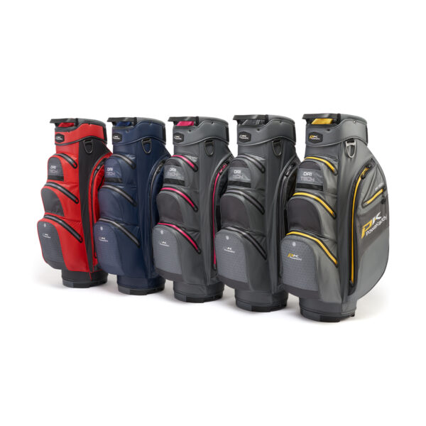 POWAKADDY DRI-TECH GOLF CART TROLLEY BAG - BIANCO/NERO