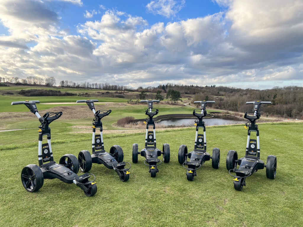 PowaKaddy Rental Trolleys at the London Golf Club