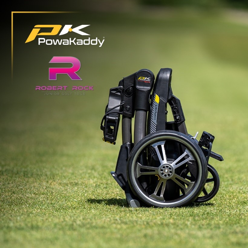 PowaKaddy Trolley folded up